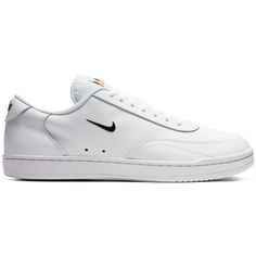 Nike Court Vintage Sneaker Herren white-black-total orange