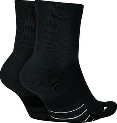 Rückansicht von Nike Multiplier Laufsocken black-white