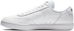 Rückansicht von Nike Court Vintage Sneaker Herren white-black-total orange