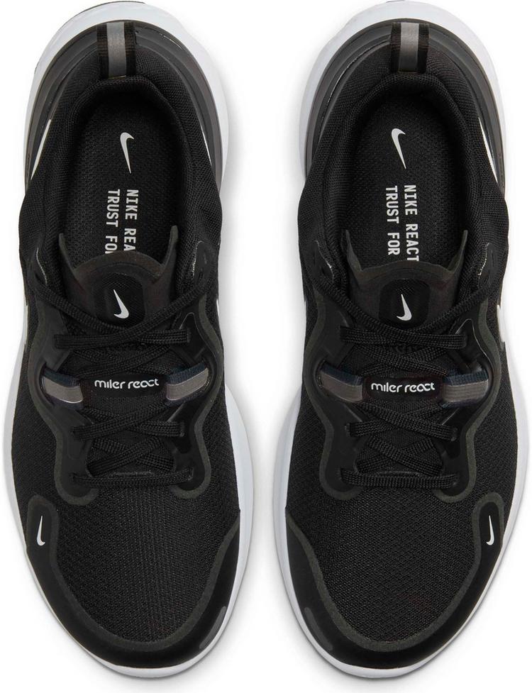 Nike Nike React Miler Laufschuhe Damen - black-white-dark grey-anthracite - 0 | SportScheck