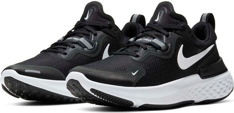 Nike Nike React Miler Laufschuhe Damen - black-white-dark grey-anthracite - 2 | SportScheck