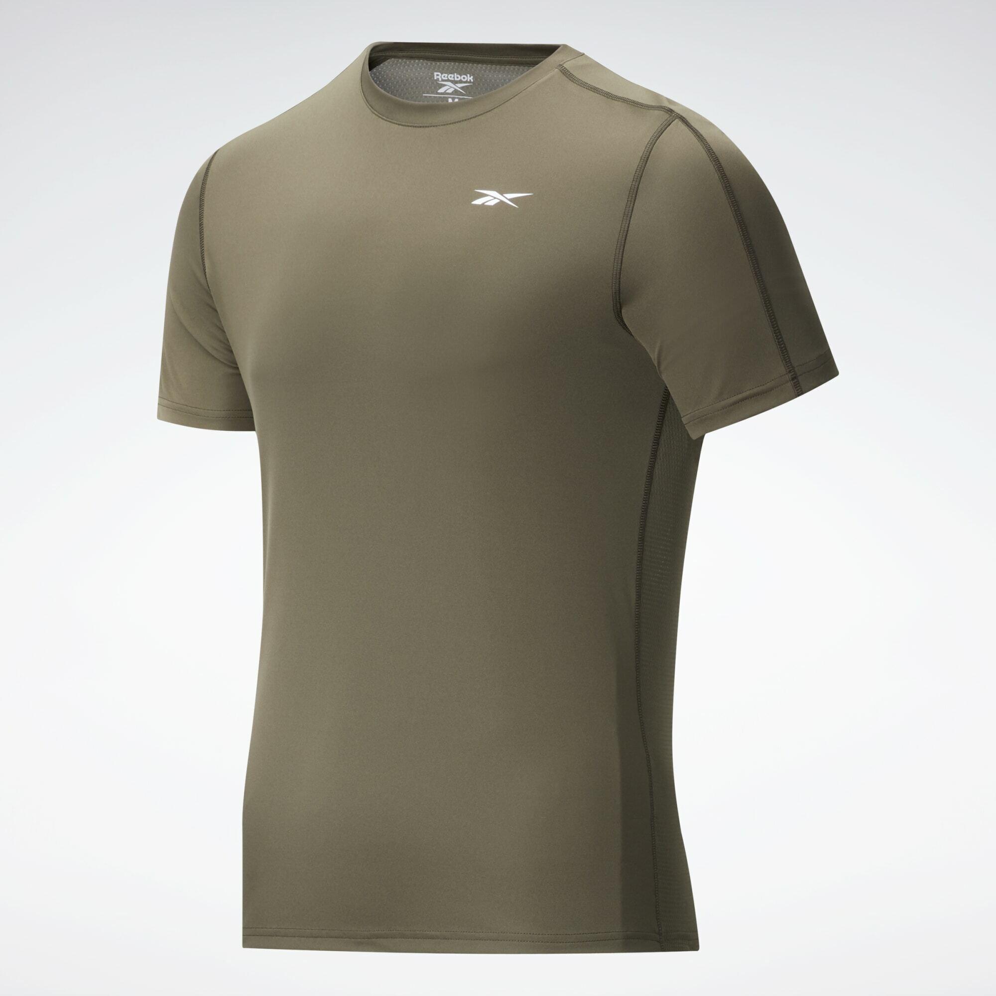 Reebok Workout Ready Polyester Tech T-Shirt Funktionsshirt Herren Grün im  Online Shop von SportScheck kaufen