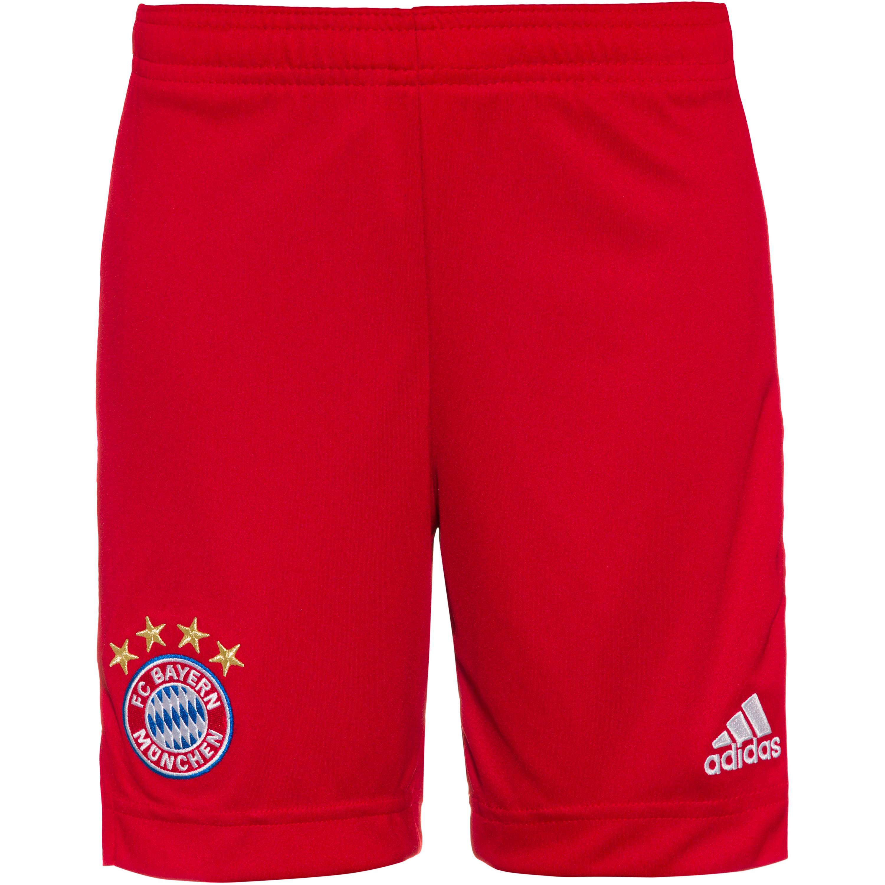 Image of adidas FC Bayern 20/21 Heim Fußballshorts Kinder