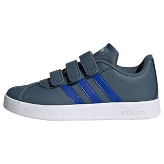 adidas VL Court 2.0 Schuh Sneaker Kinder Legacy Blue / Royal Blue / Signal Green