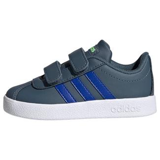 adidas VL Court 2.0 Schuh Sneaker Kinder Legacy Blue / Royal Blue / Signal Green