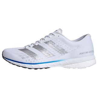 adidas Adizero Adios 5 Laufschuh Fitnessschuhe Herren Cloud White / Silver Metallic / Royal Blue