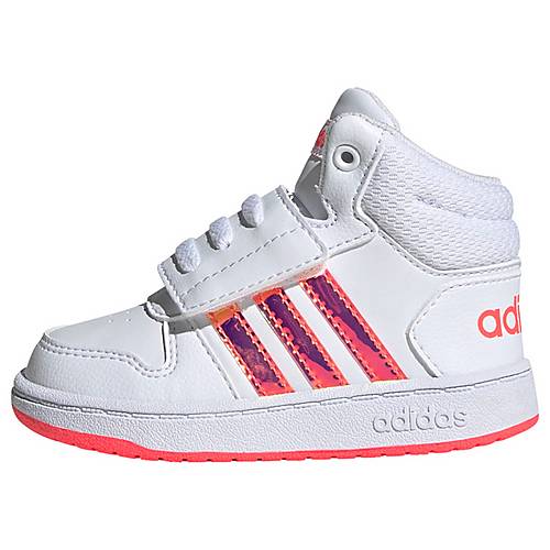 adidas Damen Hoops 2.0 Mid Basketballschuhe, Burgunderrot adidas Damen Hoops 2.0 Mid Basketballschuhe, Burgunderrot