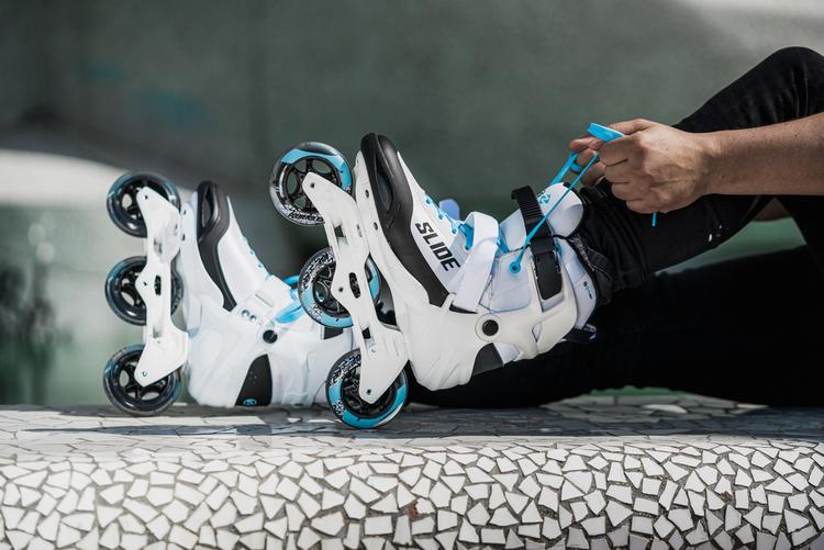 POWERSLIDE POWERSLIDE Radon Freeze 90 Fitness Skates Damen - white-black - 1 | SportScheck