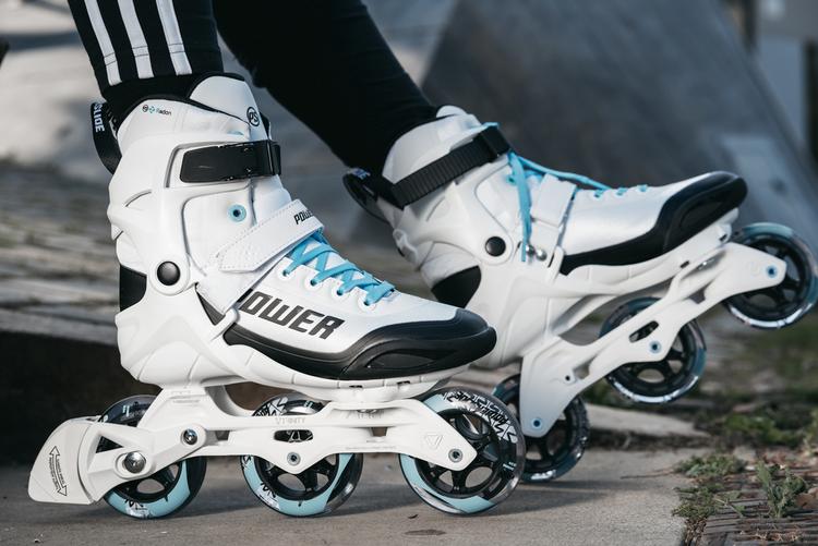 POWERSLIDE POWERSLIDE Radon Freeze 90 Fitness Skates Damen - white-black - 2 | SportScheck