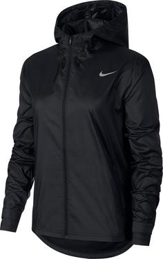 Nike Essential Laufjacke Damen black-reflective silv