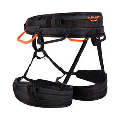 Rückansicht von Mammut OPHIR 4 SLIDE Klettergurt black-safety orange