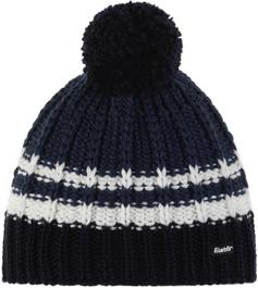 Eisbär Merino Kova Bommelmütze nacht-white-dark cobalt-nacht