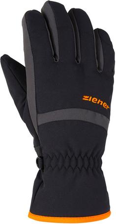 Ziener Lejano AS Skihandschuhe Kinder black-graphite