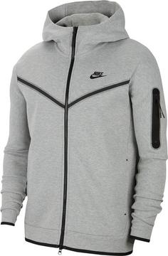 Nike Tech Fleece Sweatjacke Herren dark grey heather-black