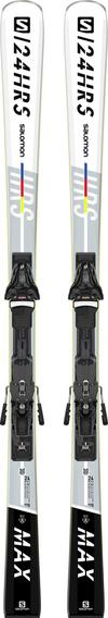 Salomon 24 HOURS MAX + Z12 GW All-Mountain Ski - white-black