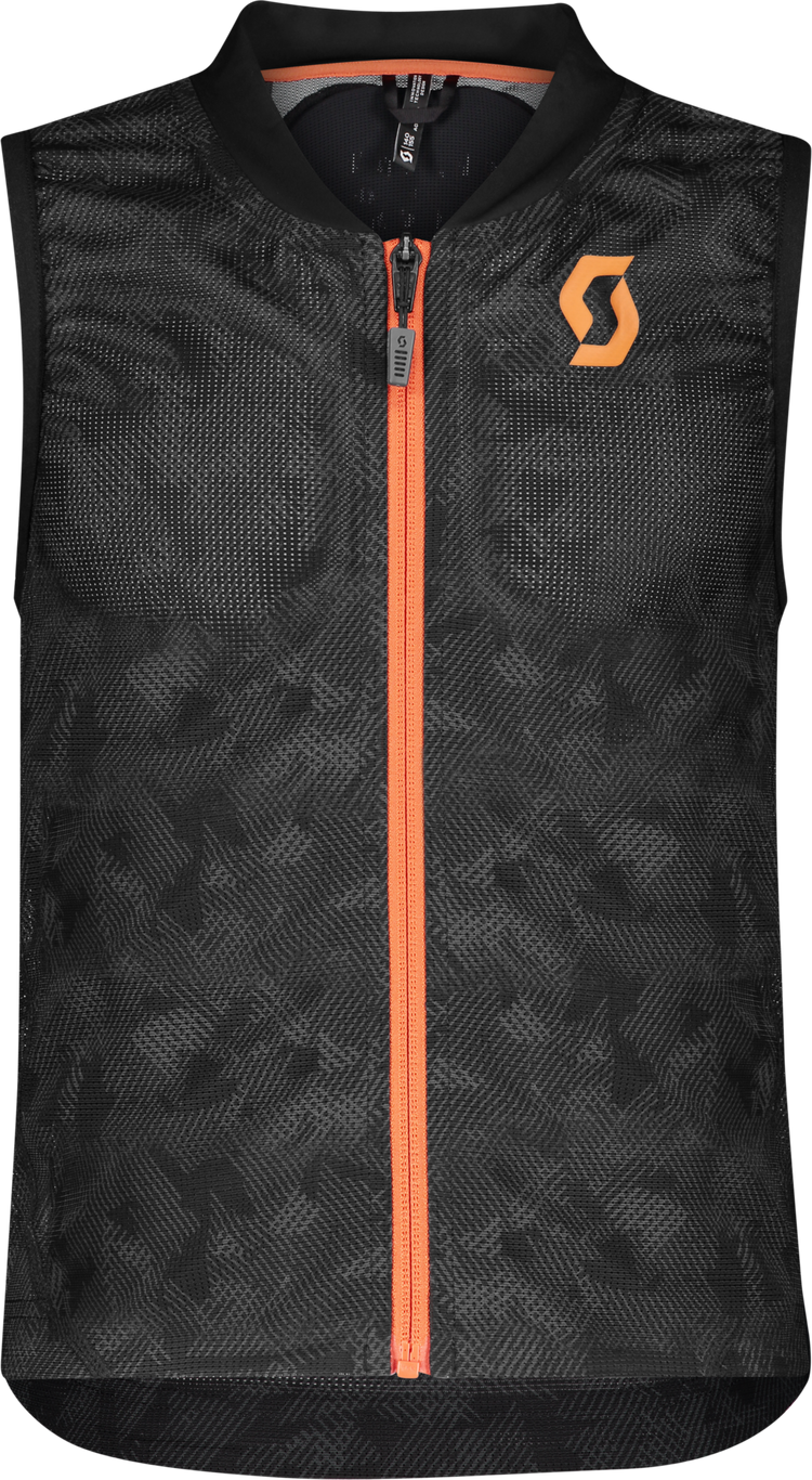 SCOTT SCOTT AirFlex Jr Vest Protektorenweste Kinder - dark grey-pumpkin orange - 0 | SportScheck
