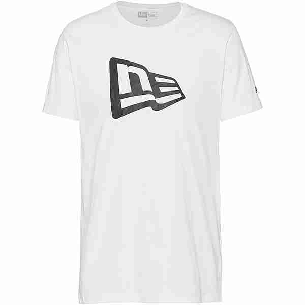 New Era Essentiell Flag T-Shirt Herren white