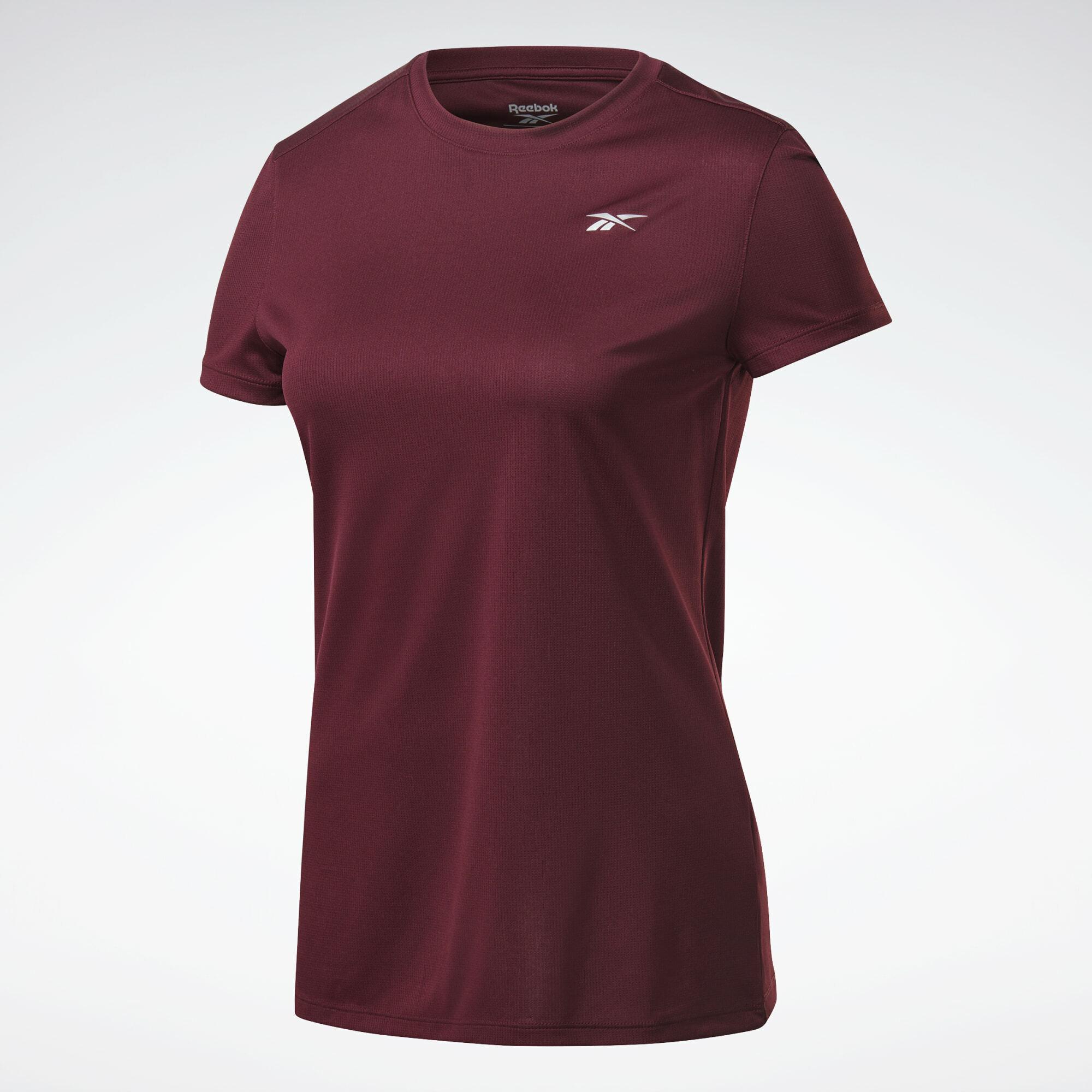 Reebok Running Essentials Shirt Funktionsshirt Damen Weinrot im Online Shop  von SportScheck kaufen
