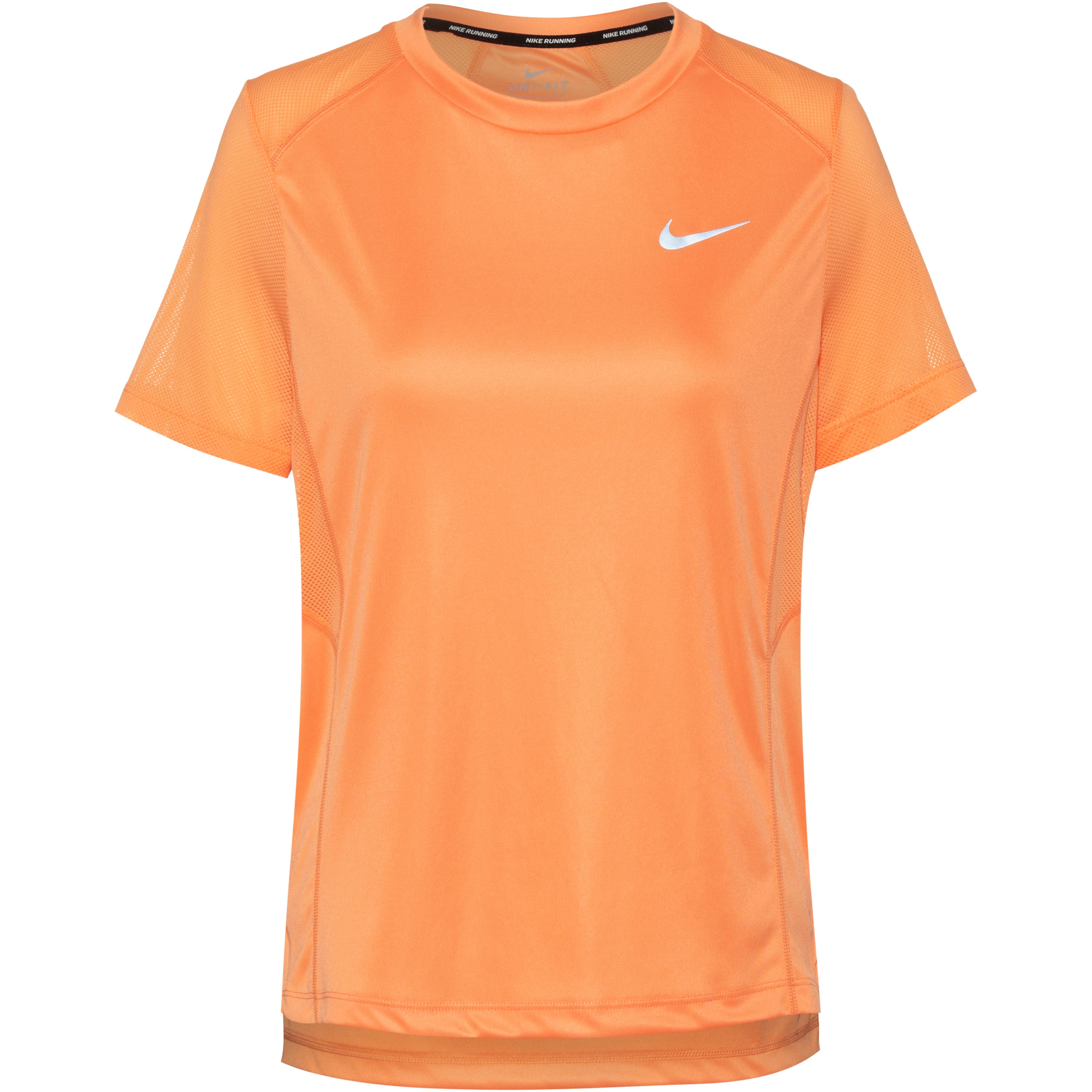 nike dri fit miler orange