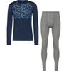 Odlo ACTIVE WARM ECO W&auml;scheset Herren - diving navy