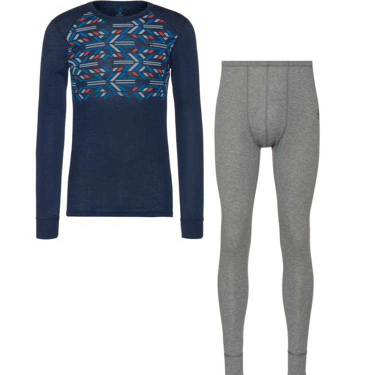 Odlo Odlo ACTIVE WARM ECO W&auml;scheset Herren - diving navy - 0 | SportScheck