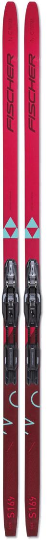Fischer MYSTIQUE EF SET Nordic Cruising Ski Damen - rot