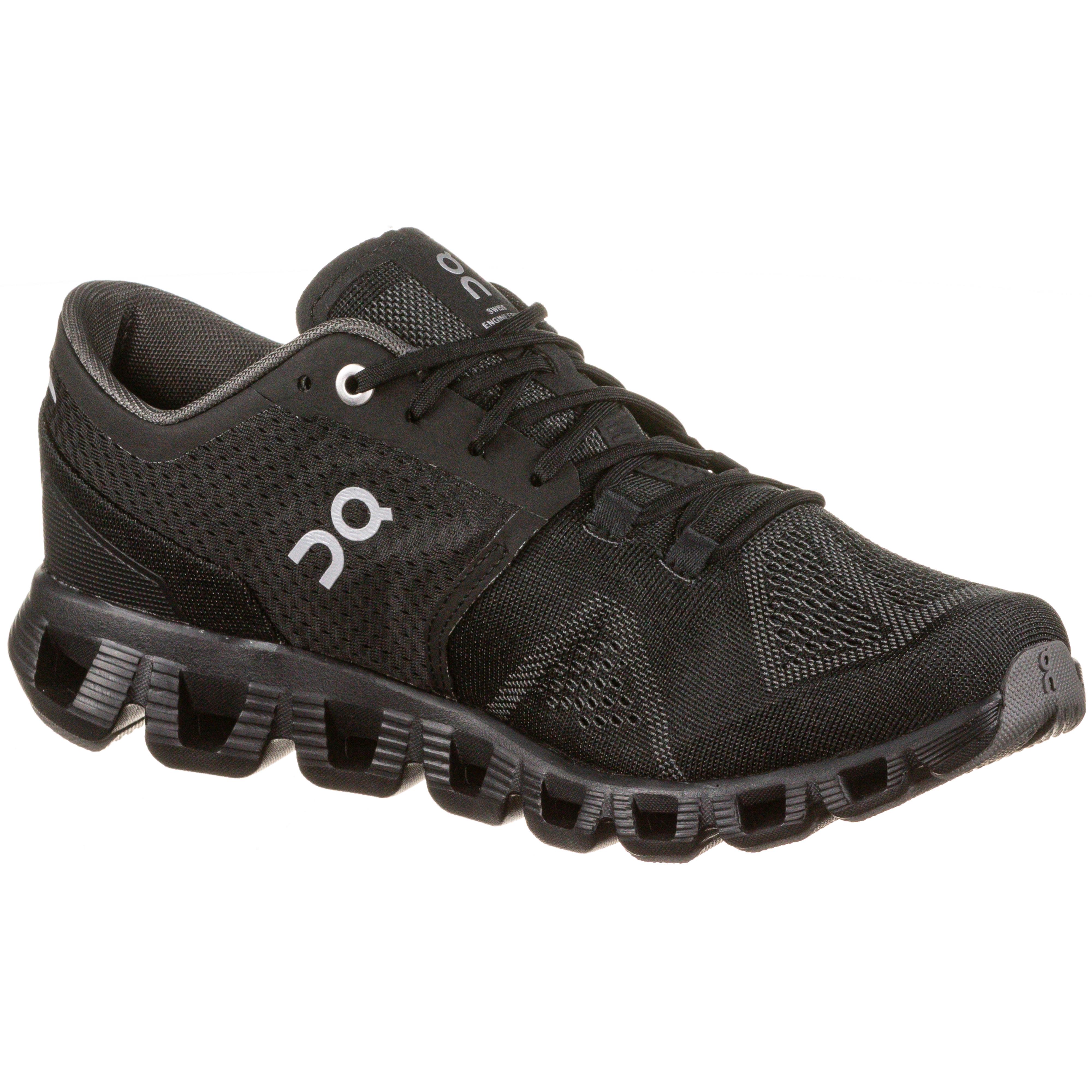 On Cloud X Laufschuhe Damen black-asphalt im Online Shop von