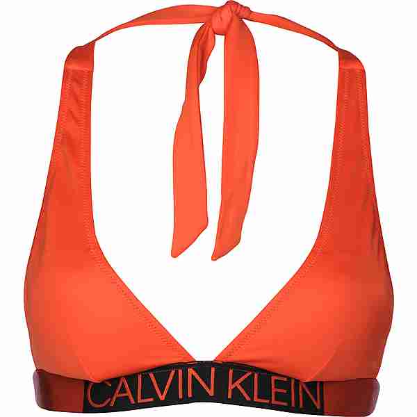 Calvin Klein Plunge Triangle-RP W Bikini Oberteil Damen orange