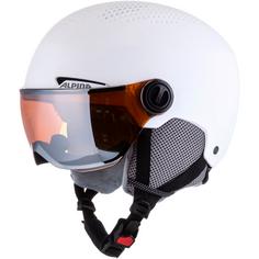 ALPINA ARBER VISOR Q-LITE Skihelm white matt