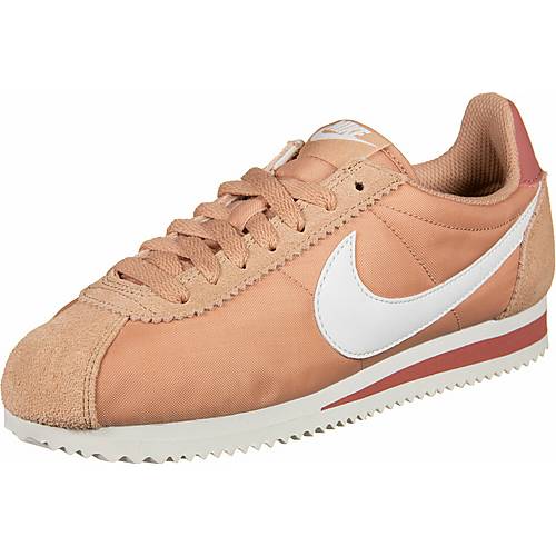 Nike Classic Cortez 15 Nylon W Sneaker Damen orange im Nike Classic Cortez Premium Sneakers aus Samt | Nike