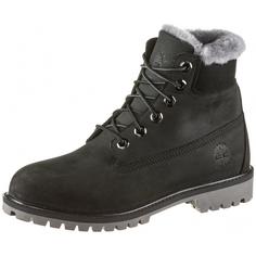 TIMBERLAND 6 Inch Premium Junior Boots Damen black nubuck