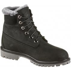 Rückansicht von TIMBERLAND 6 Inch Premium Junior Boots Damen black nubuck