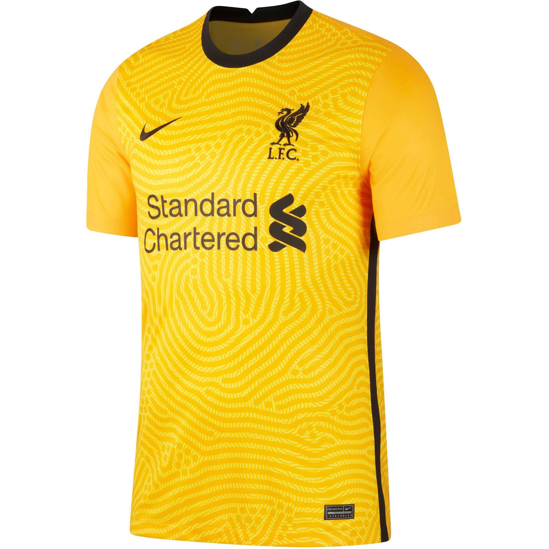 Nike Fc Liverpool Stadium 20 21 Heim Fussballtrikot Herren Gelb Schwarz Im Online Shop Von Sportscheck Kaufen