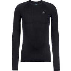 Odlo PERFORMANCE WARM ECO Funktionsshirt Herren black-graphite grey