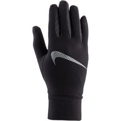 Rückansicht von Nike Essential Set Stirnband und Handschuhe Damen black-silver
