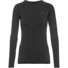 Odlo PERFORMANCE WARM ECO Funktionsshirt Damen black-graphite grey