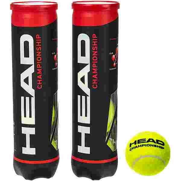 HEAD 2x4B CHAMPIONSHIP Tennisball gelb