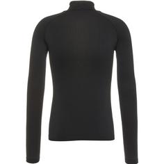 Rückansicht von Odlo PERFORMANCE WARM ECO Funktionsshirt Herren black-graphite grey