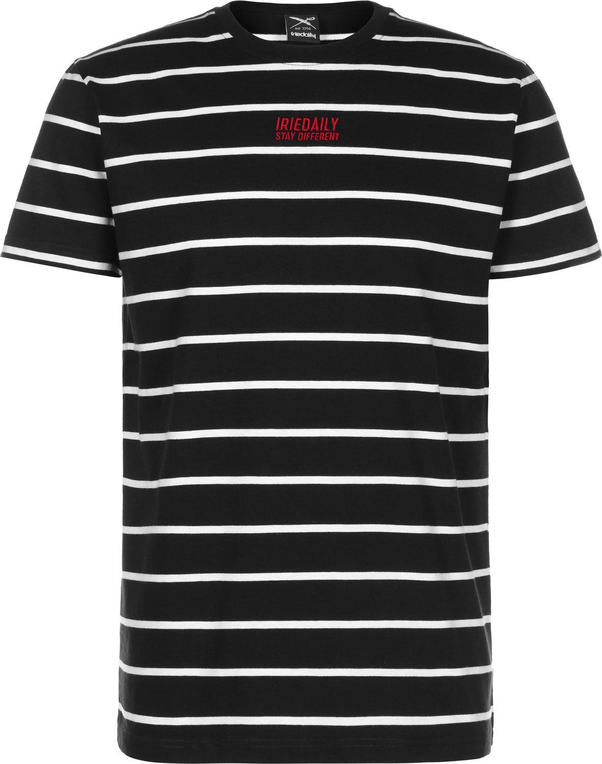 Iriedaily Lone Stripe T Shirt Herren Schwarz Weiss Gestreift Im Online Shop Von Sportscheck Kaufen