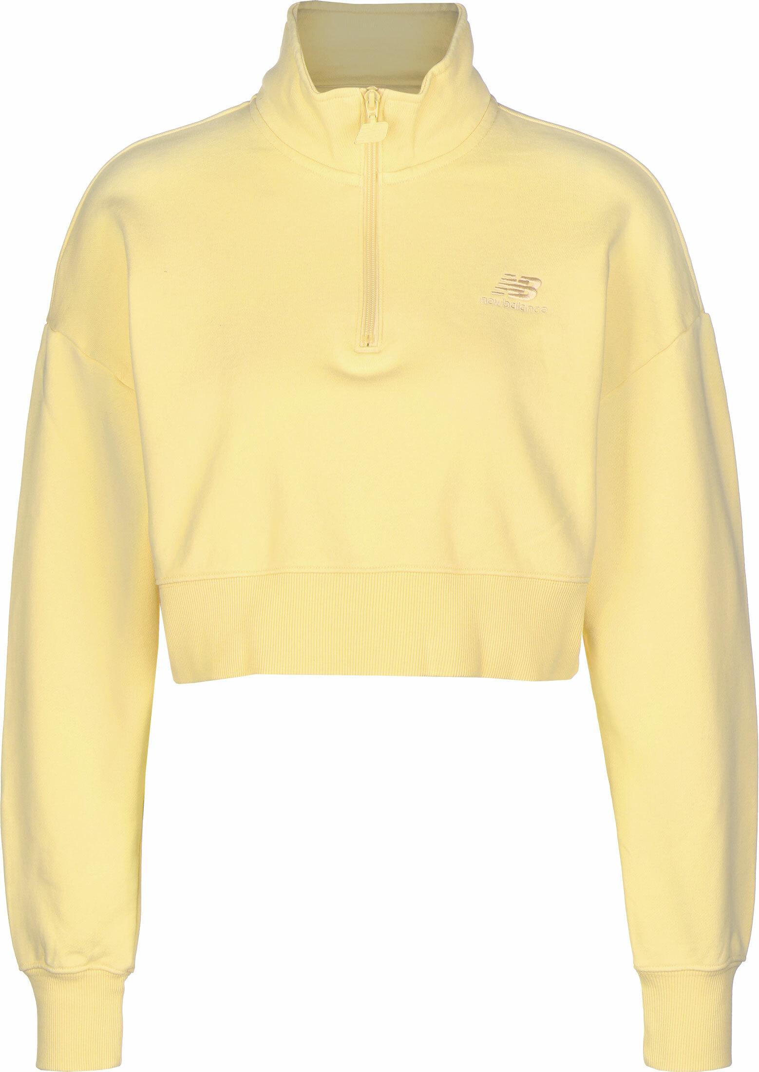 New Balance Wt Sweatshirt Damen Gelb Im Online Shop Von Sportscheck Kaufen