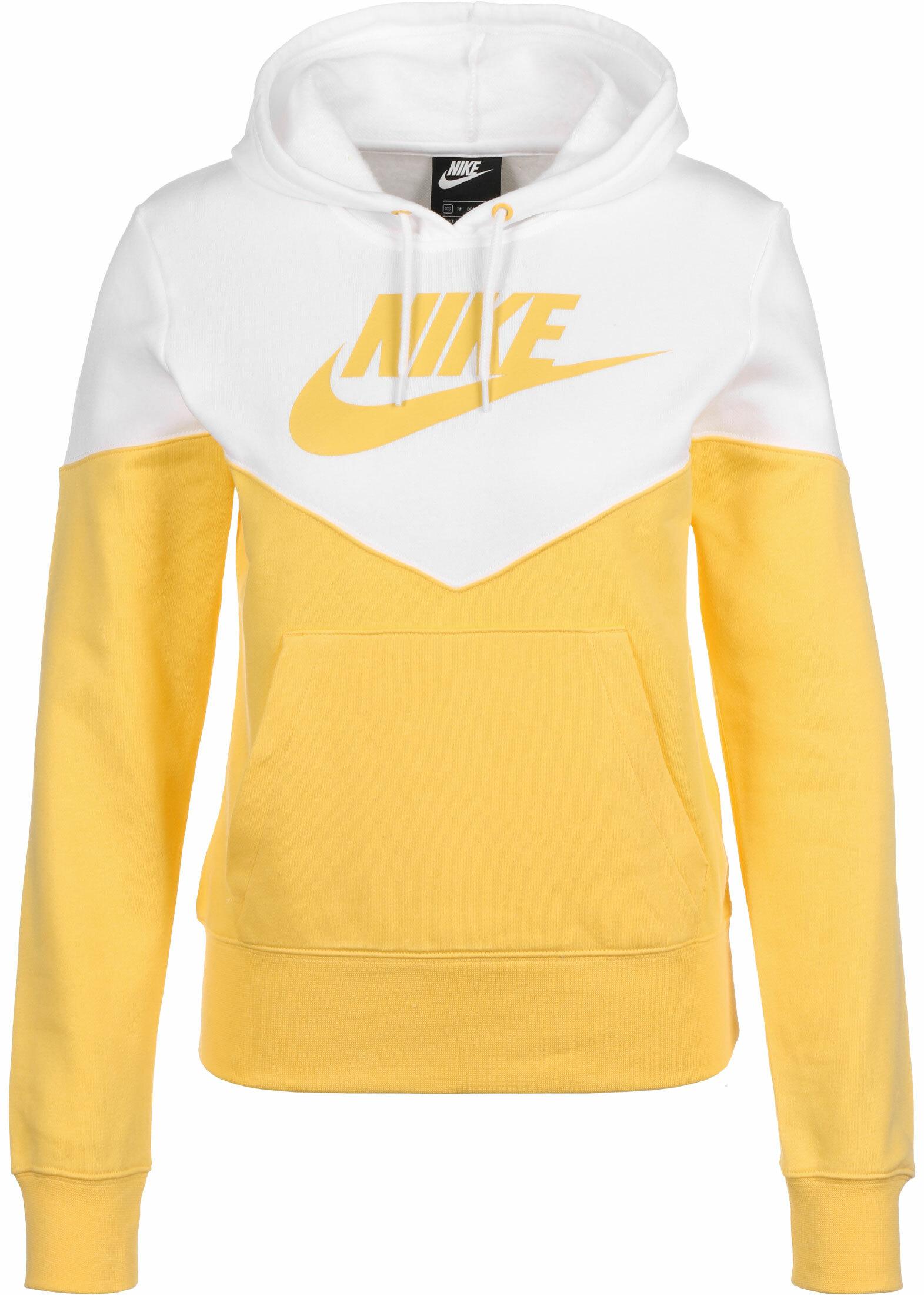 Nike Heritage Hoodie Damen Gelb Weiss Im Online Shop Von Sportscheck Kaufen