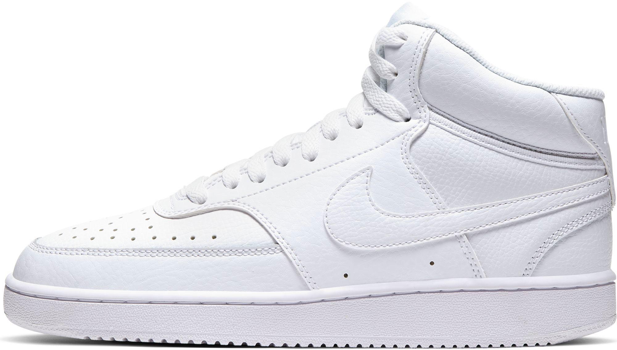 Nike Court Vision Mid Sneaker Damen White White White Im Online Shop Von Sportscheck Kaufen