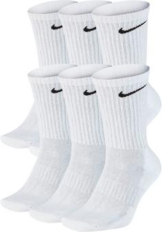 Nike Everyday Cush Vrew 6 Pack Freizeitsocken white-black