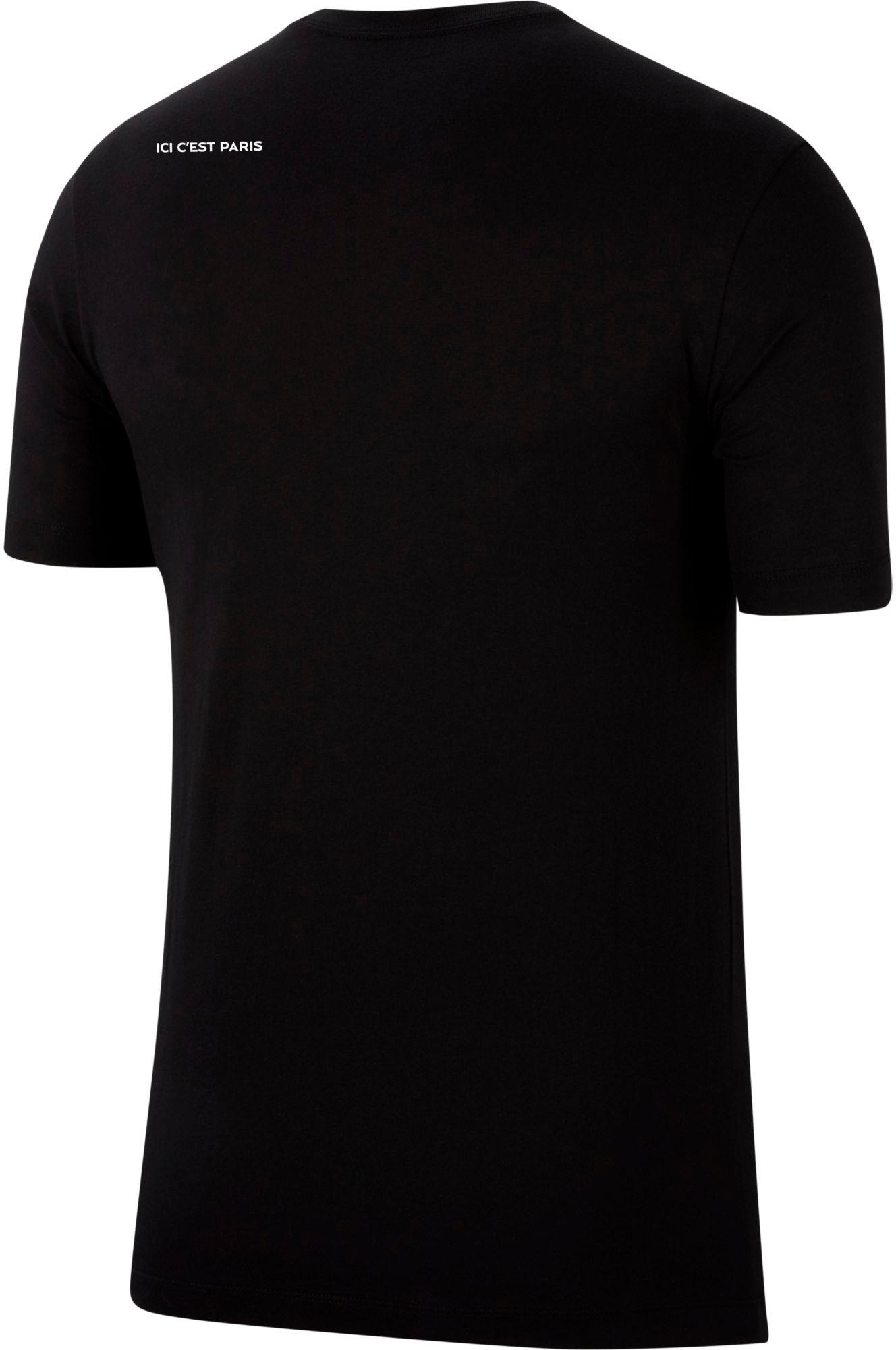 psg jordan t shirt black