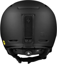 Rückansicht von Sweet Protection Looper Mips Skihelm dirt black