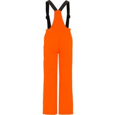 Rückansicht von Ziener Palenko Skihose Kinder neon orange