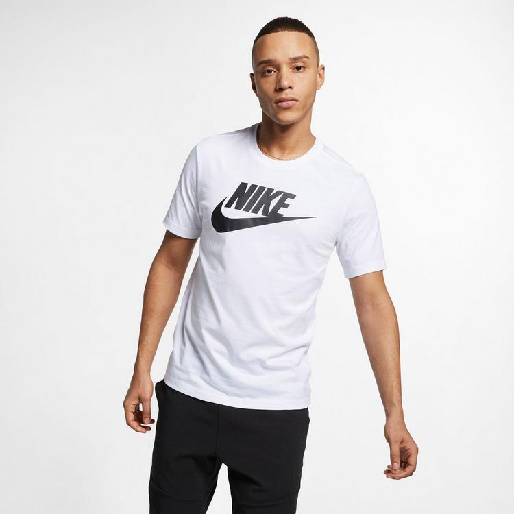 Nike Nike NSW Icon Futura T-Shirt Herren - white-black - 1 | SportScheck