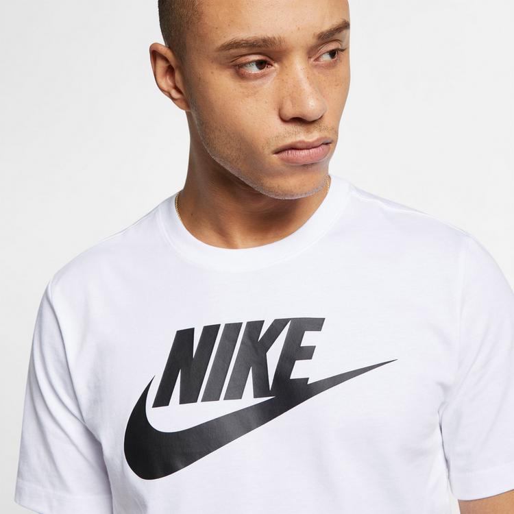 Nike Nike NSW Icon Futura T-Shirt Herren - white-black - 2 | SportScheck