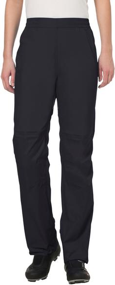 Rückansicht von VAUDE Drop II Regenhose Damen black uni