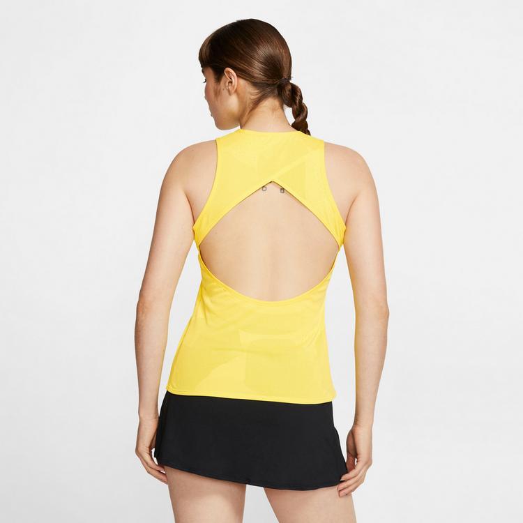 Nike Nike Court Funktionstank Damen - opti yellow-off noir - 1 | SportScheck